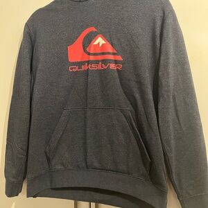 Quiksilver Charcoal and Red Kids Sweatshirt